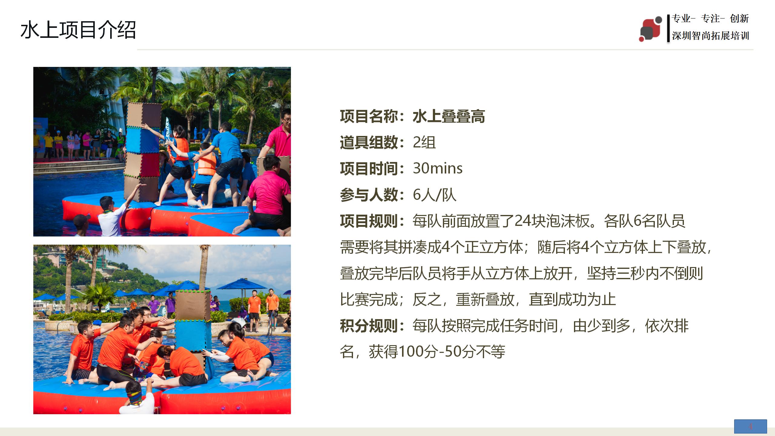 趣味拓展之水上嘉年华-深圳智尚趣味团建活动策划