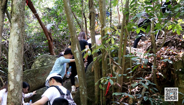 深圳马峦山团建穿越徒步线路-深圳智尚户外拓展培训公司